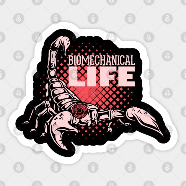 Biomechanical Scorpion Sticker by Verboten